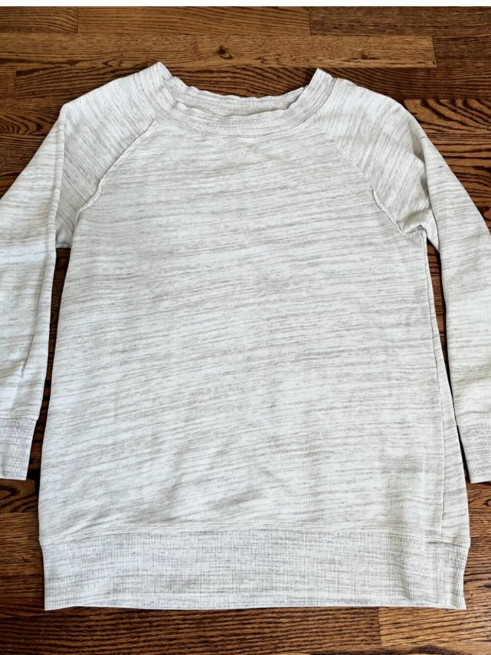Women’s Caslon Beige White Lightweight Knit Boho Sweater Size Medium Tunic